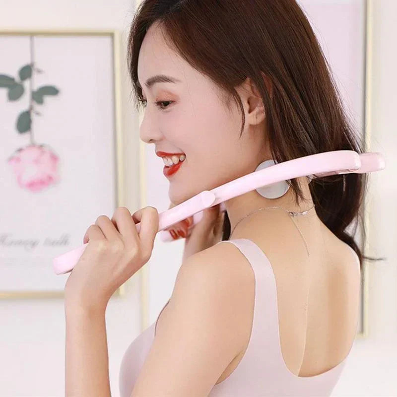 Neck Massager High Quality Multi-function Manual Relaxed Cervical Massager Pressure Relieve Double Ball Pressing Meridian Massager